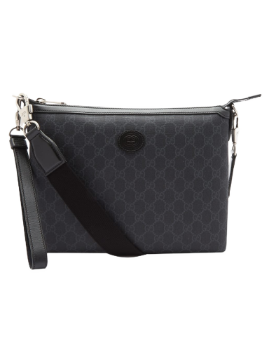 Torba za čez ramo Gucci GG Supreme Shoulder Bag Črna | 726833-92THN-1000