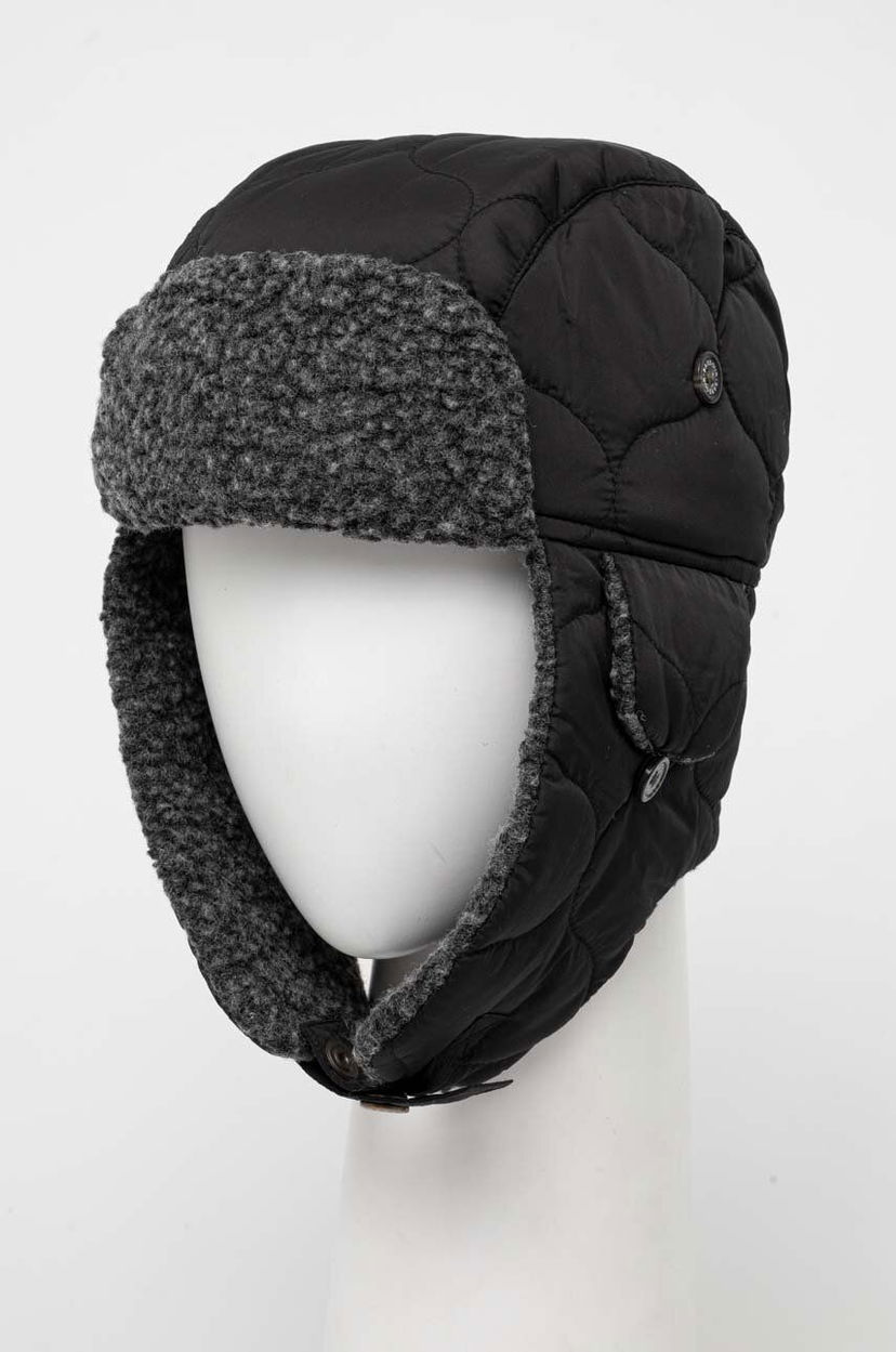 Klobuk Barbour Quilted Trapper Hat Črna | MHA0712