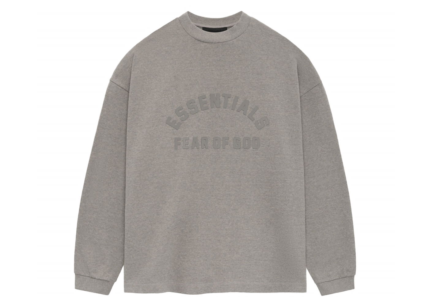 Majica Fear of God Core Collection Heavy L/S Tee Heather Grey Siva | 125SU242011F, 0