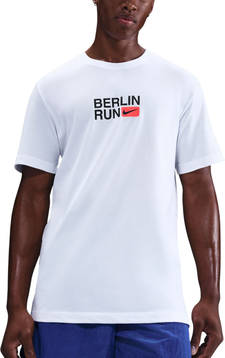 Majica Nike Nike Berlin Run T-Shirt Bela | ih4071-100