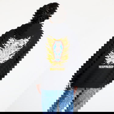 Pulover RIPNDIP RIPNDIP Burn In Heck Hoodie Črna | RNDHOL24132, 2