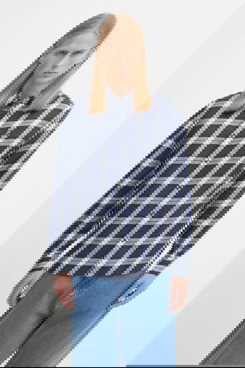 Srajce Fred Perry Fred Perry Checked Regular Fit Shirt Mornarica | M1742, 0