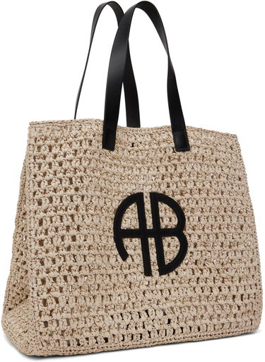 Tote bag Anine Bing Large Crochet Tote Bag Bež | A-13-2158-022, 1