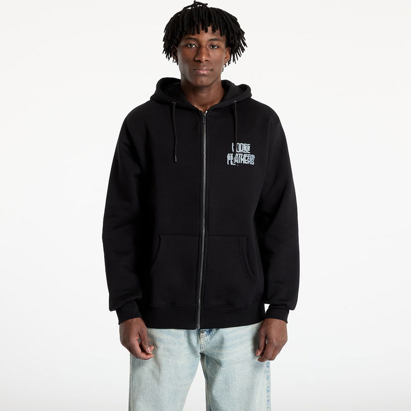 Pulover Horsefeathers Horsefeathers Xerox Zip Hoodie Črna | SM1372C