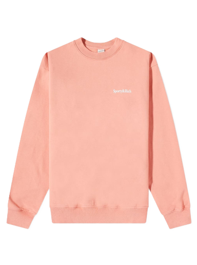 Pleteni pulover Sporty & Rich New Health Crewneck Roza | CR495FL