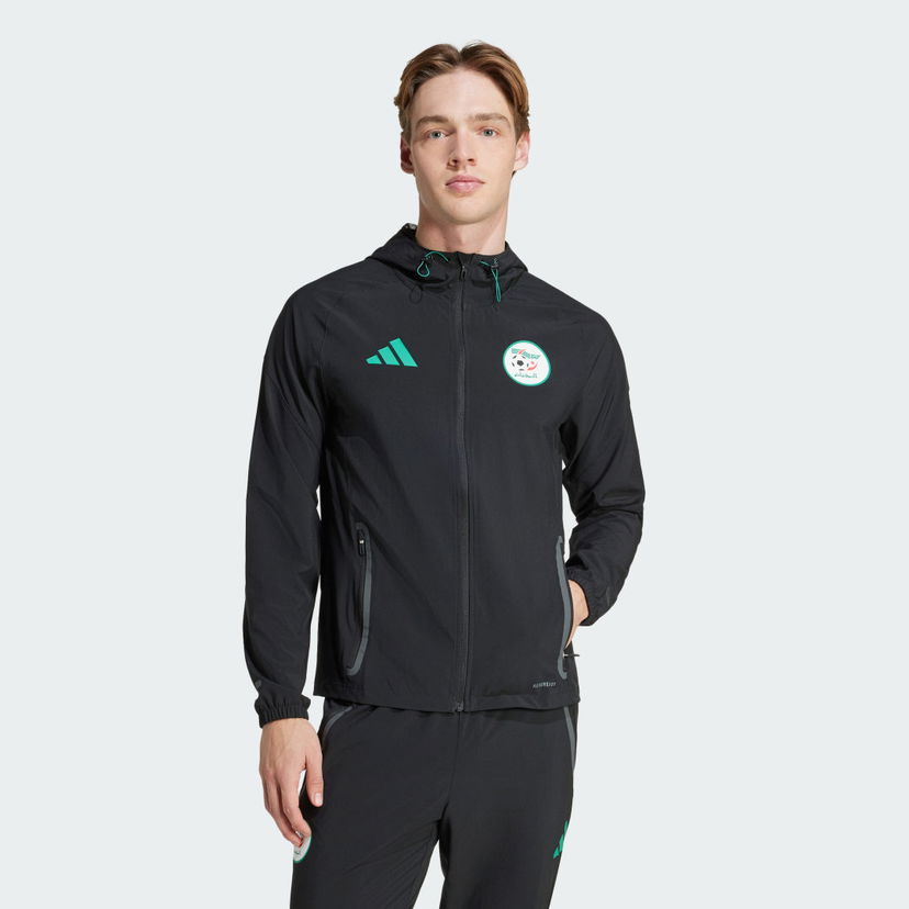 Vetrovka adidas Performance Algeria Tiro 25 Competition Vis Tech Travel Jacket Črna | JW7365
