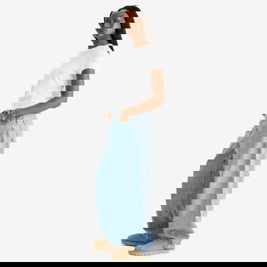 Majica SKIMS Relaxed Fit Shrunken T-Shirt Size Large Bela | SS-STT-6128W-SNOW, 4