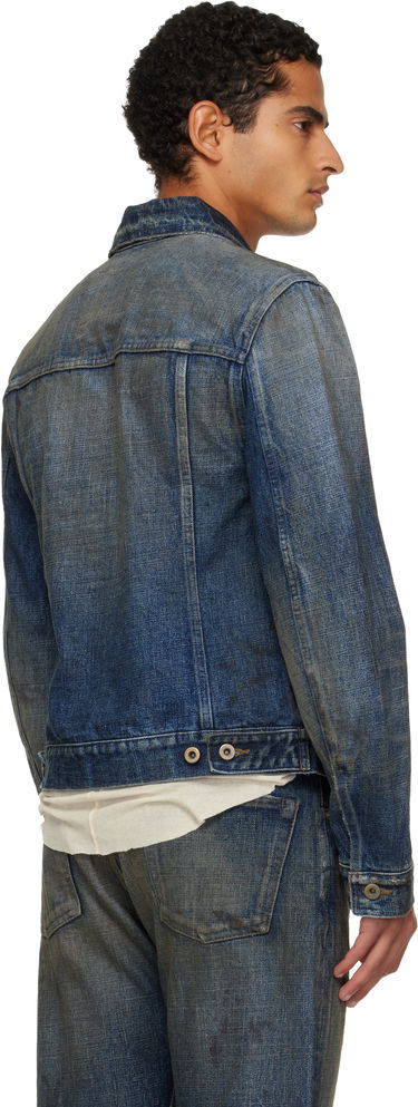 Jakna Rick Owens Concordians Trucker Denim Jacket Modra | DL02E2788 HVWJP, 2
