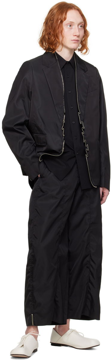Cargo hlače ADER ERROR Elva Baggy Nylon Trousers Črna | BN01SSSA0203BK, 3