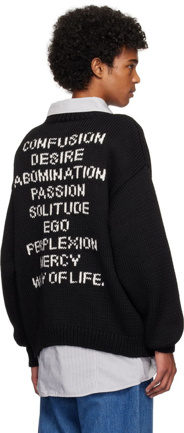 Pleteni pulover WTAPS WTAPS Ingredient Sweater Črna | 242MADT-KNM05, 2