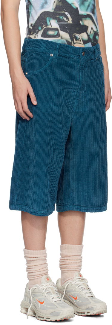 Kratke hlače ERL Corduroy Shorts Modra | ERL09P007, 1