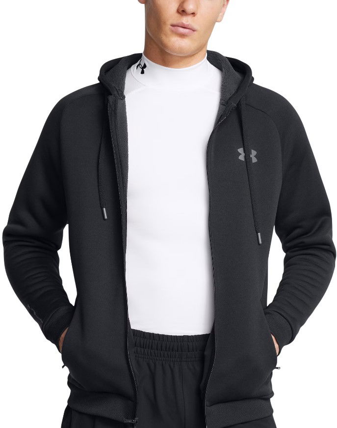 Pulover Under Armour Fleece Pro FZ Hoodie Črna | 1386582-001