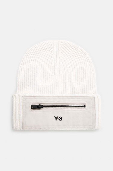 Beanie Y-3 Nylon Patch Beanie Bež | JI9282, 0