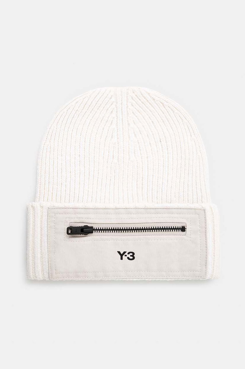 Beanie Y-3 Nylon Patch Beanie Bež | JI9282