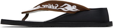 Kopalke Tory Burch Tory Burch Sublime Wedge Flip-Flops Rjava | 173758-961, 2