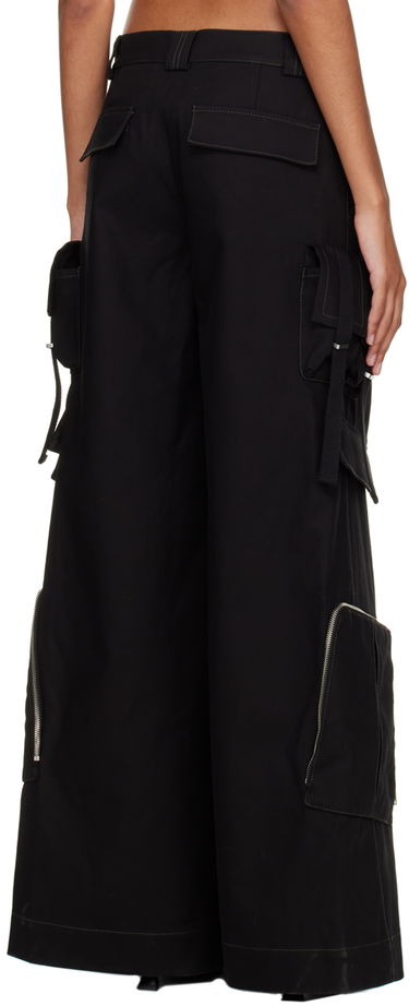 Cargo hlače Dion Lee Dion Lee Multi-Pocket Cargo Trousers Črna | C2076F22, 2
