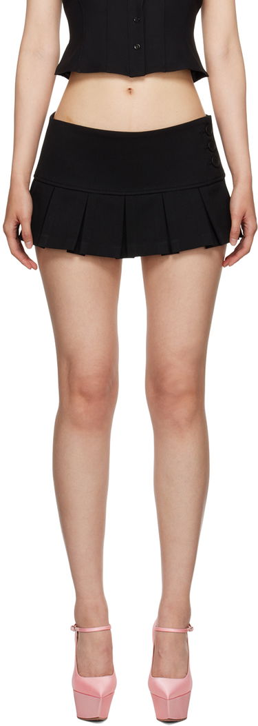 Krila GUIZIO Guizio Pleated Miniskirt Črna | H23304W030, 0