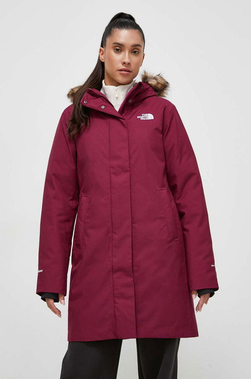 Parka The North Face Puffer Down Coat Rdeča | NF0A84J2I0H1