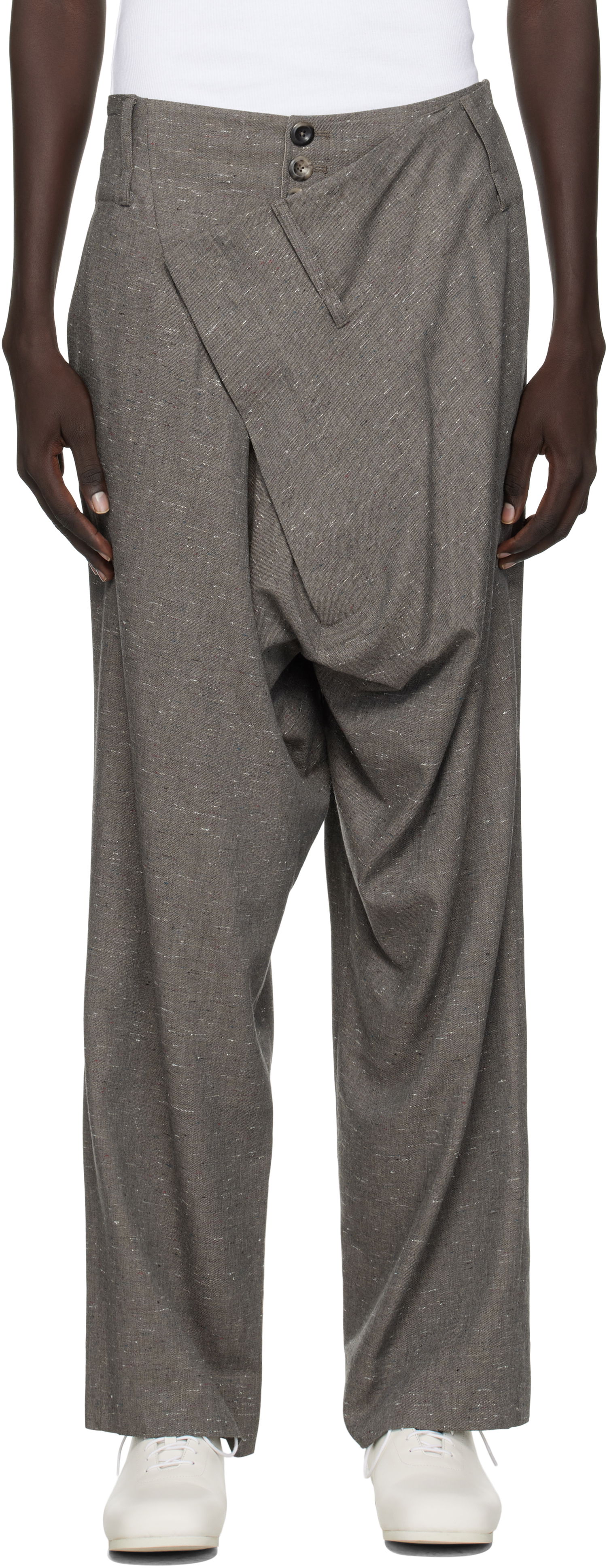 Hlače Vivienne Westwood Vivienne Westwood Inferno Trousers Siva | 2F01001P-W017Q-, 0