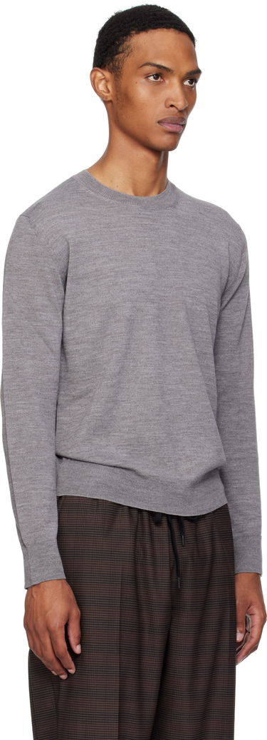 Pleteni pulover Maison Margiela MM6 Maison Margiela Elbow Patch Sweater Črna | SH0HL0032 M13133, 4