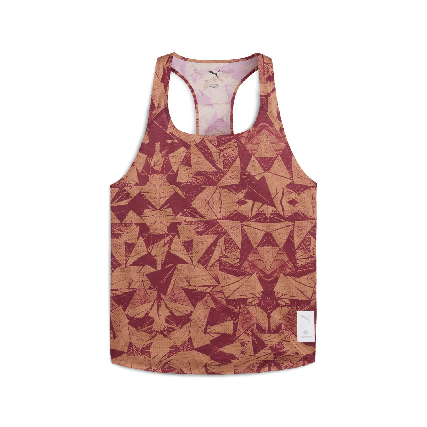 Majica brez rokavov Puma PUMA x SAYSKY Geometric Print Sleeveless Tank Top Večbarvna | 527610_90, 0