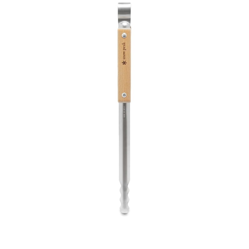 Gadget Snow Peak Stainless Steel Fire Tongs With Wooden Handle Kovinski | N-020
