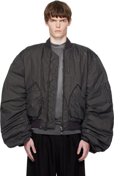 Bomber jakna We11done We11done Washed Nylon Bomber Jacket Črna | WD-JP2-25-059-U-BK, 0