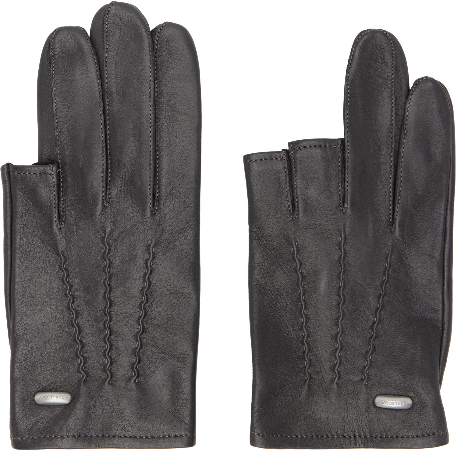 Rokavice OUR LEGACY Our Legacy Hang Loose Leather Gloves Rjava | A2258HDL, 0