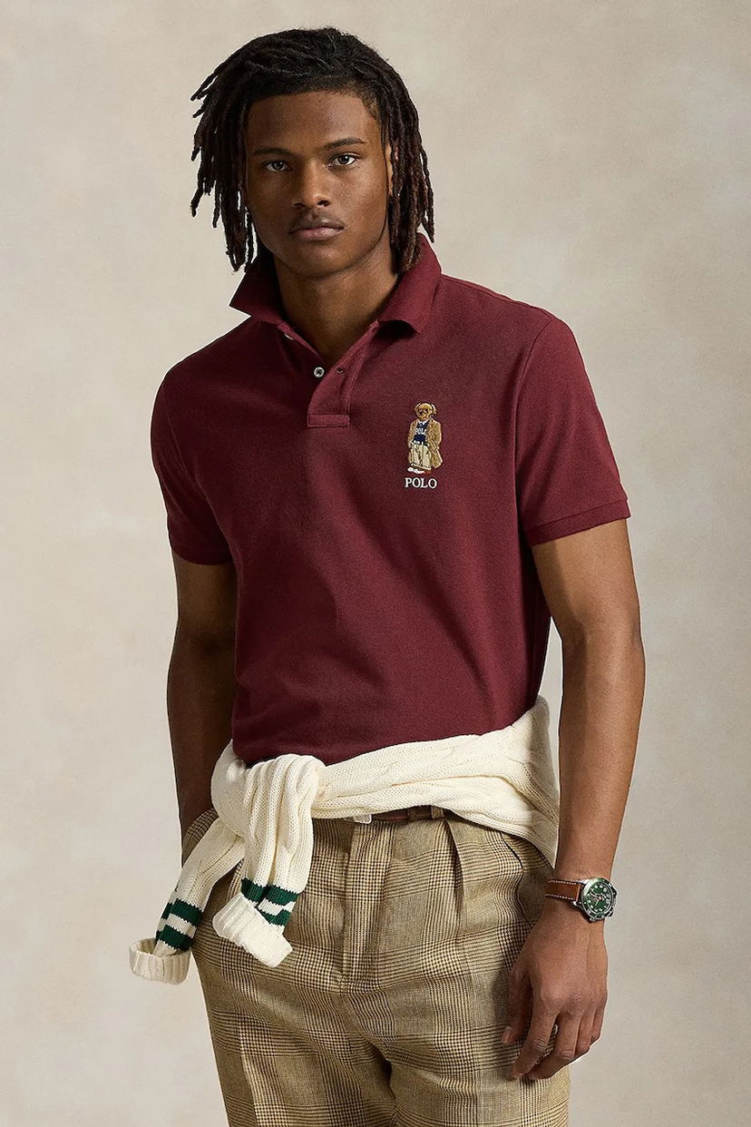 Polo majica Polo by Ralph Lauren Polo Ralph Lauren Bear Polo Shirt Bordo | 710973159