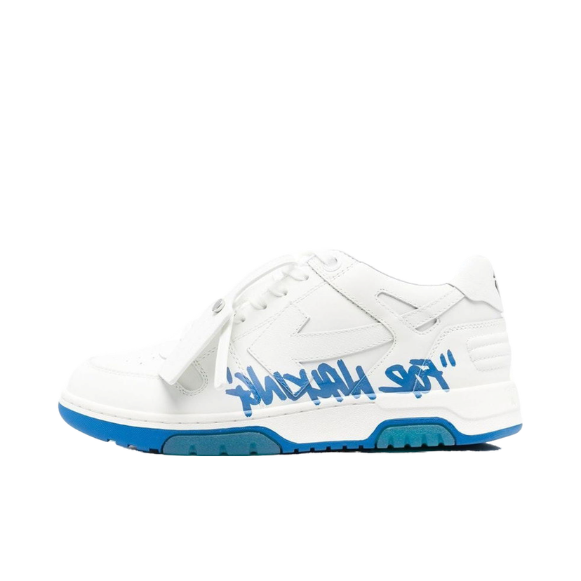 Superge in čevlji Off-White Out Of Office OOO Low Tops For Walking White Royal Blue Bela | OMIA189C99LEA0050142/OMIA189F22LEA0030145