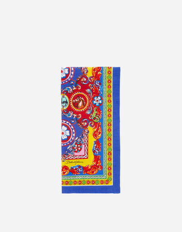Home decor Dolce & Gabbana Set Of 2 Multicolor Linen Napkins Modra | TCGS05TCADNUC085, 2