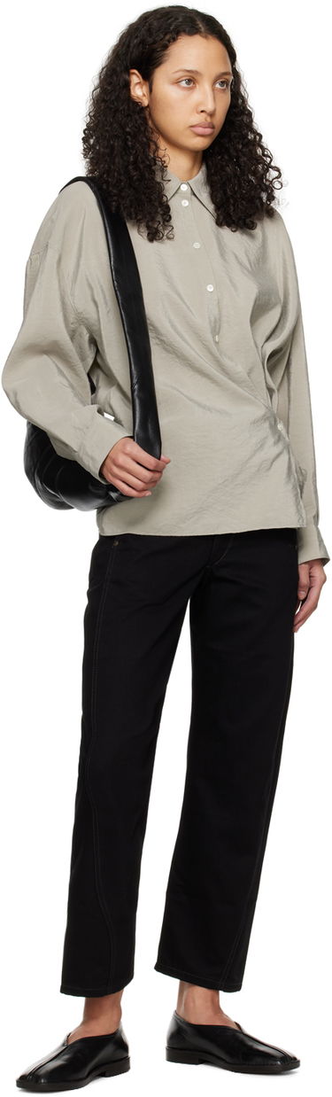 Srajce LEMAIRE Twisted Button-Up Shirt Zelena | SH1032 LF208, 3