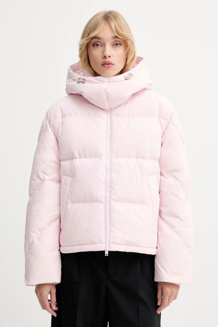 Puhovka KENZO Kenzo Hooded Puffer Jacket Roza | FF62OU1449NS
