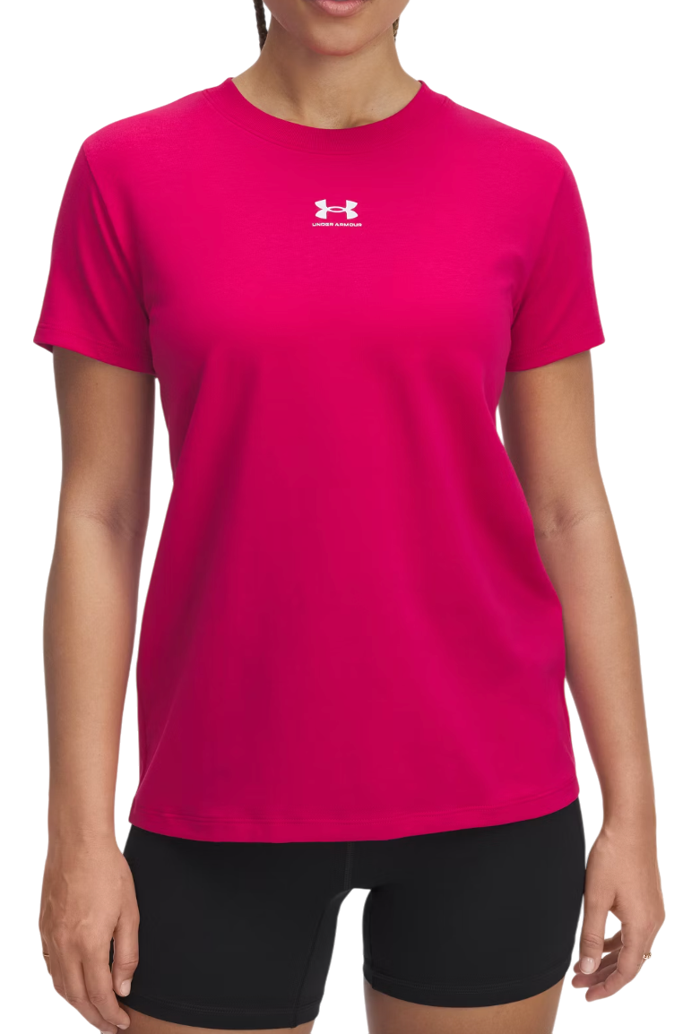 Majica Under Armour Under Armour Rival Core Short Sleeve T-Shirt Roza | 1383648-681