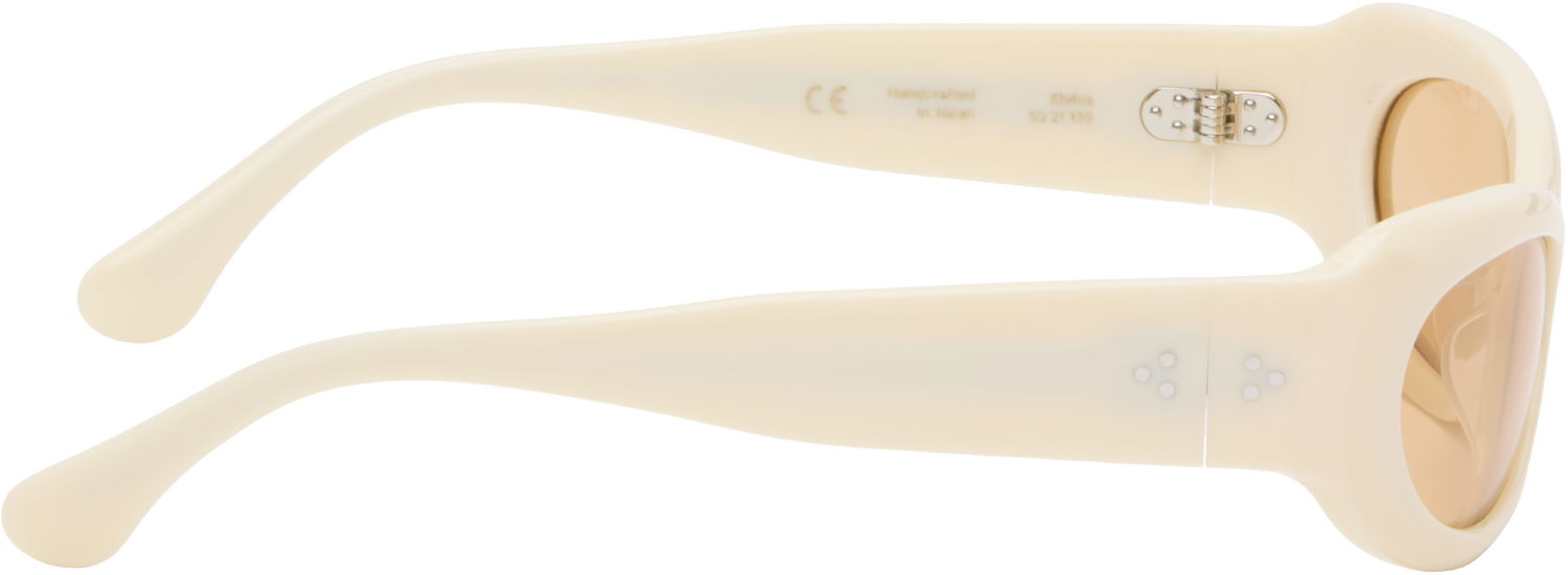 Sončna očala Port Tanger Port Tanger Khilna Sunglasses Bela | SSENSE Exclusive Oval, 1