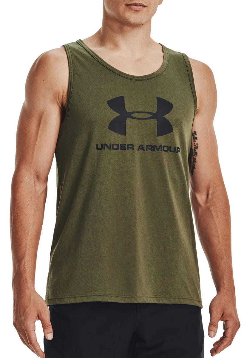 Majica brez rokavov Under Armour Men's Training Tank Top Zelena | 1329589-390