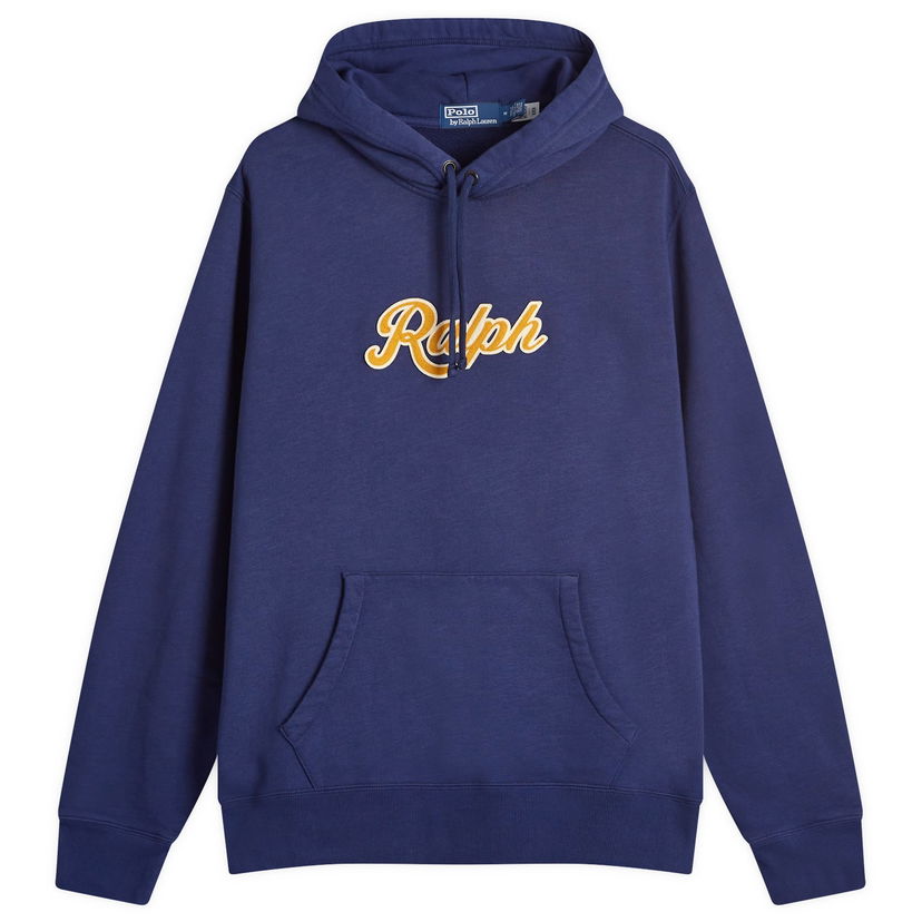Pulover Polo by Ralph Lauren Hoodie With Logo Print Modra | 710952102001