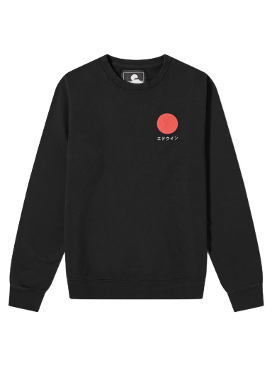 Pulover EDWIN Japanese Sun Crew Sweat Črna | I028969-8967