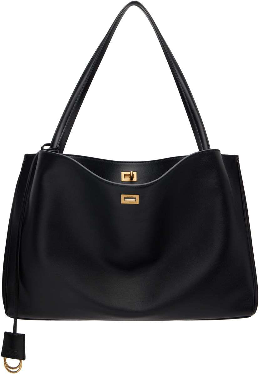 Tote bag Balenciaga Balenciaga Rodeo Tote Črna | 8274812AA4V
