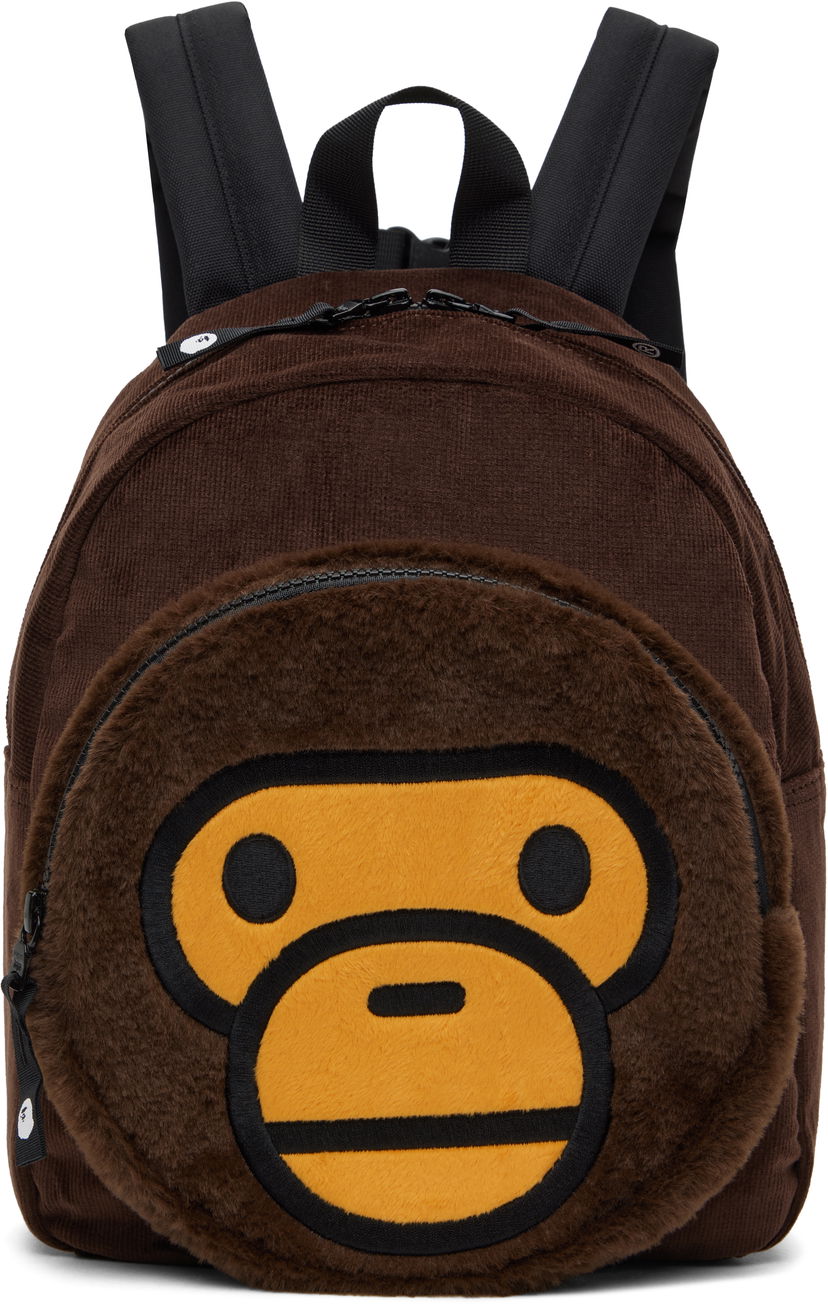 Nahrbtnik BAPE Baby Milo Boa Backpack Rjava | 002BAK803005K
