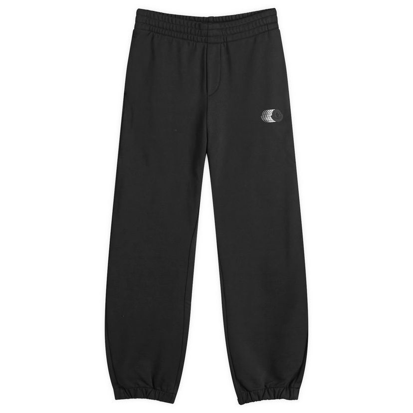 Trenirka Moncler Swoosh Logo Cotton Sweatpants, Size X-Small Črna | 8H000-12-809KR-999