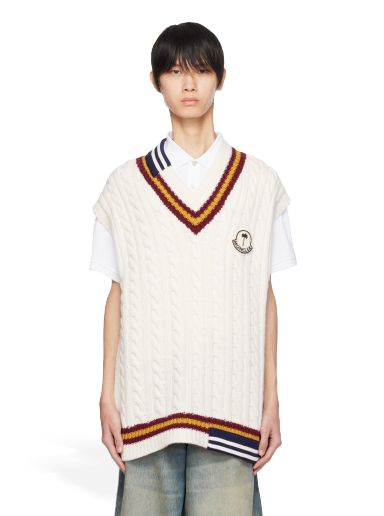 Telovnik Moncler Genius x Palm Angels x Vest Bela | I209L9I00001M1241