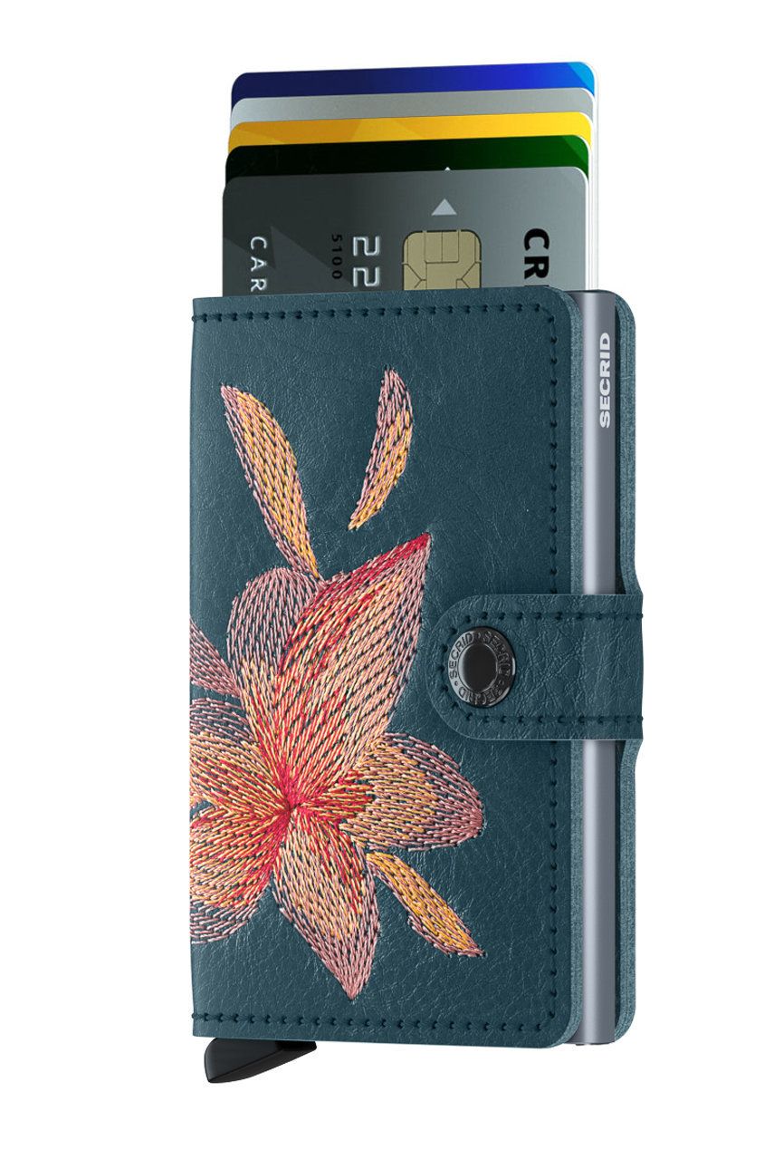 Denarnica Secrid Leather Wallet Modra | MSt.MagnoliaPetrol, 1
