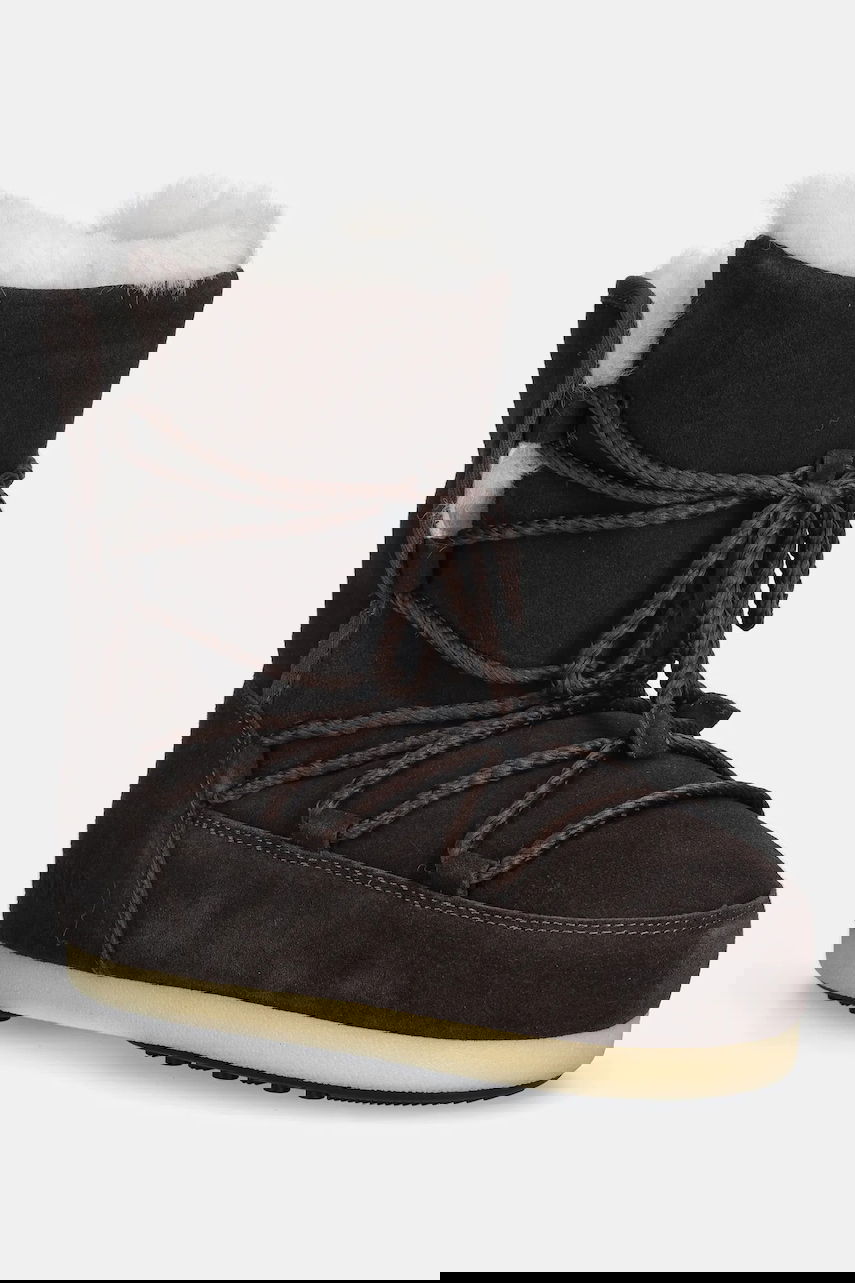 Superge in čevlji Moon Boot EVX Suede Shearling Snow Boots Rjava | 80D1470050.M010, 0