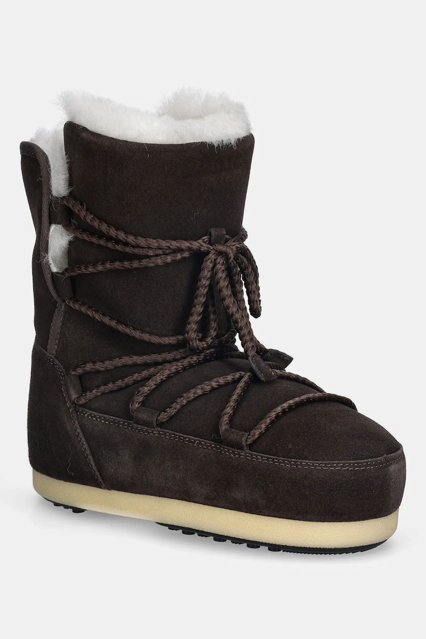 Superge in čevlji Moon Boot EVX Suede Shearling Snow Boots Rjava | 80D1470050.M010