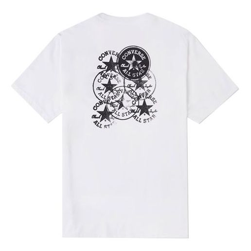 Majica Converse Chuck Printing Knit T-Shirt Bela | 10022042-A02