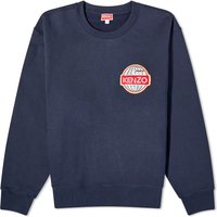 Pleteni pulover KENZO Globe Crewneck Mornarica | FD65SW0894ME-77, 1