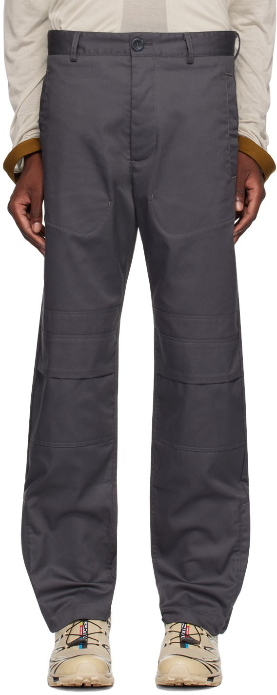 Hlače Ranra Gunmetal Gummi Trousers Siva | AMFW24TP02510