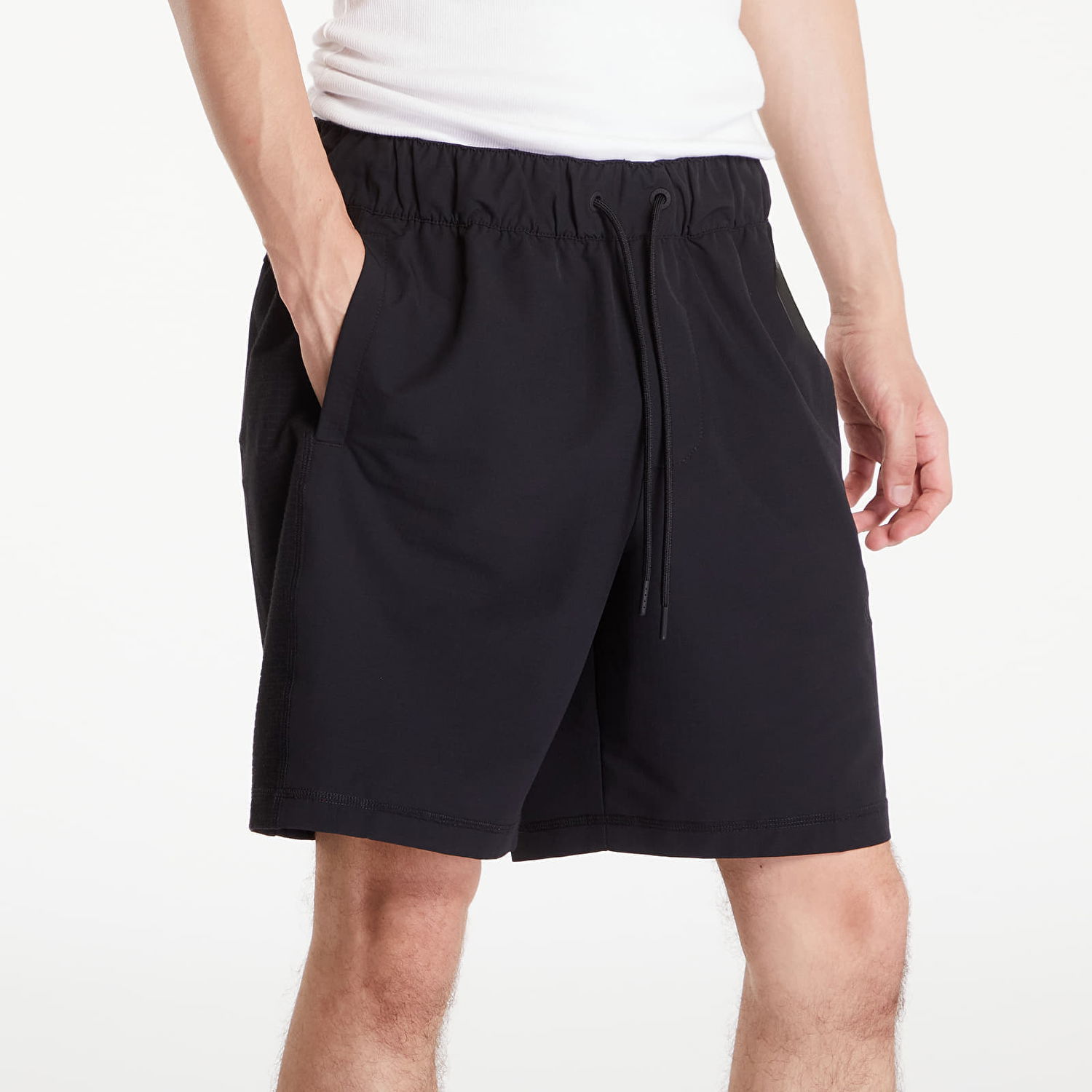 Kratke hlače CALVIN KLEIN Technical Grid Shorts Black Črna | J30J325668 BEH, 1