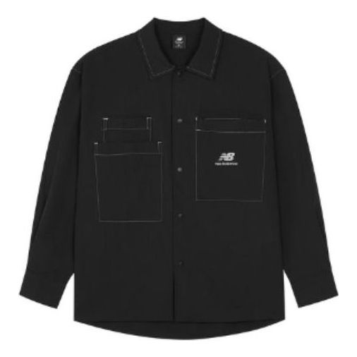Srajce New Balance Logo Classic Shirt Črna | AMJ23303-BK